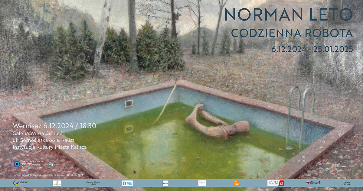 Norman Leto, Everyday Work, exhibition at OKP Pressure Tower in Kalisz