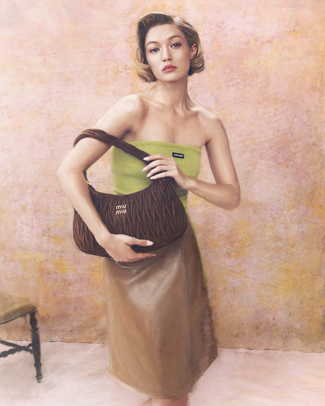 Latest Miu Miu Campaign With Gigi Haddid