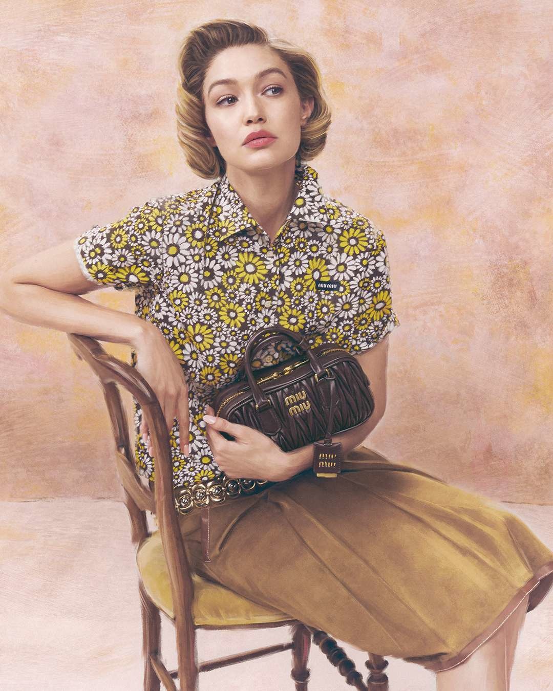 Latest Miu Miu Campaign With Gigi Haddid1