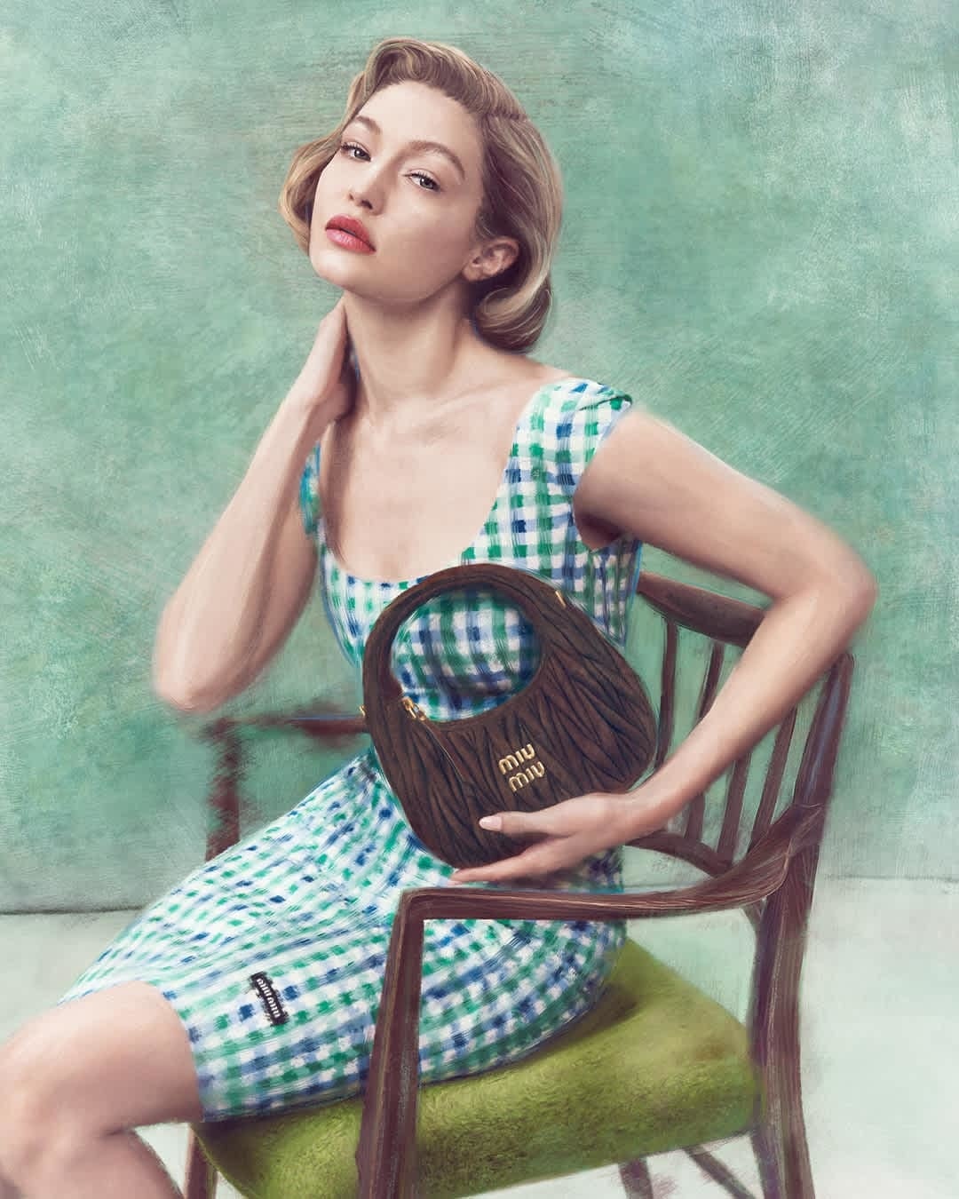 Latest Miu Miu Campaign With Gigi Haddid2