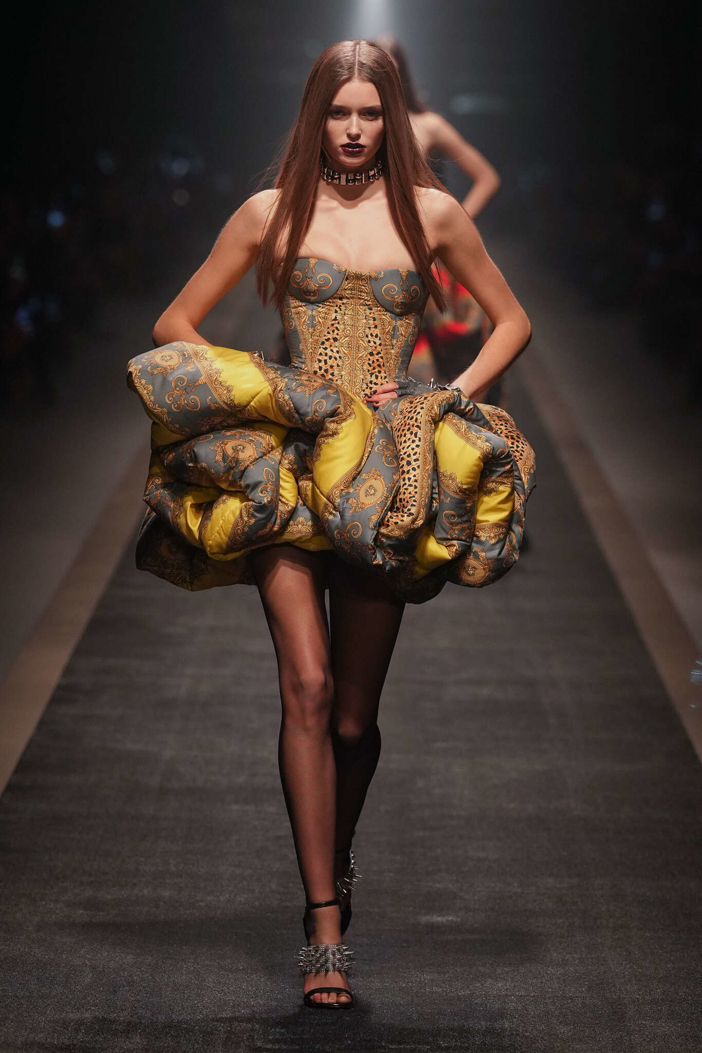 The latest=the Versace show