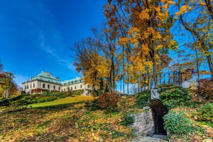 Odrowąż Palace in Autumn