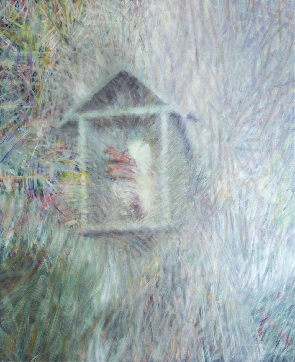 Norman Leto, Chapel, 2022, Oil on Canvas, 110 X 90 Cm, Signed Small.