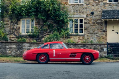 Red Mercedes At Auction3