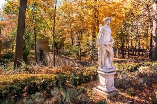 Relics of the Past in the Manor House Spa Park