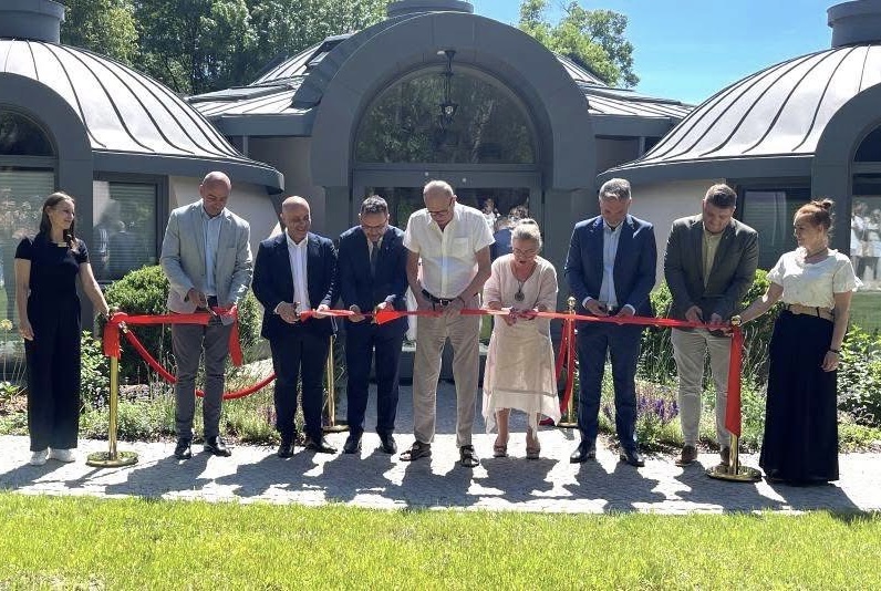 Ceremonial Ribbon Cutting of the Dome House