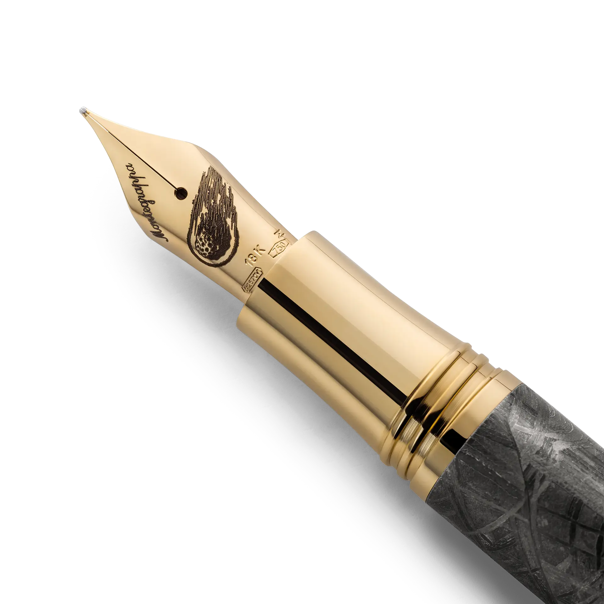 Montegrappa Muonionalusta Meteorite Fountain Pen2