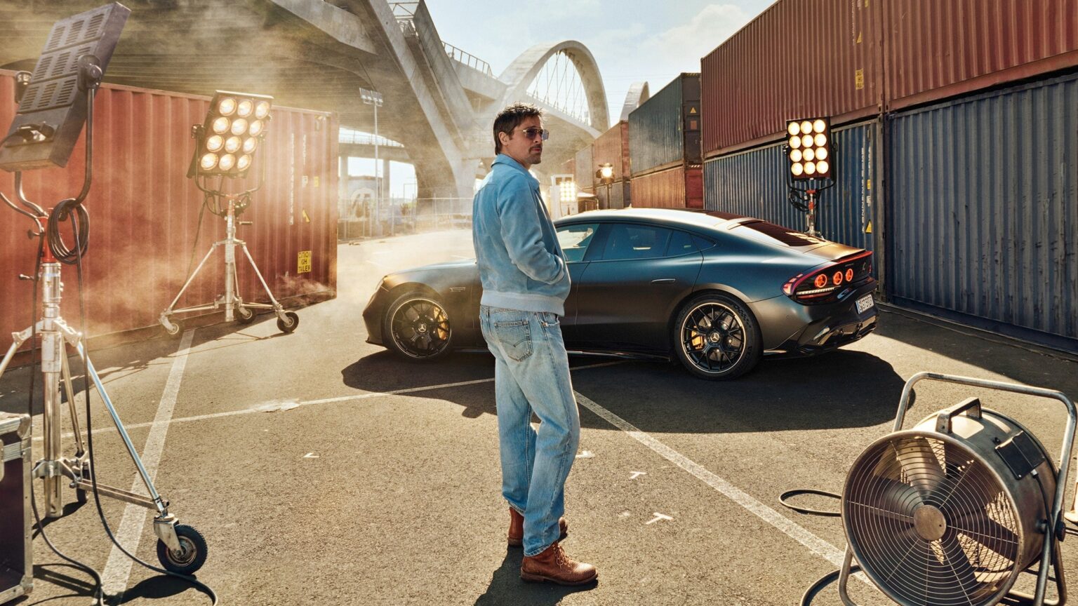 Brad Pitt And Mercedes Amg