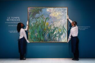 Irises by Claude Monet. Jeanne Schlumberger Collection Auction in Paris