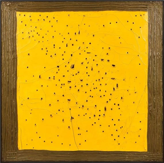 With Concetto Spaziale, Mezzogiorno In Piazza S. Marco by Lucio Fontana